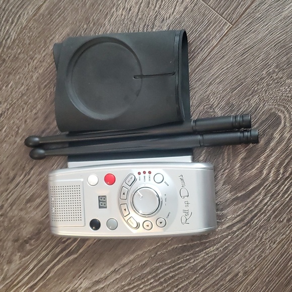 Battery Operated Roll Up Drum Set - Silicone Mat for Adults and Kids - Picture 6 of 6